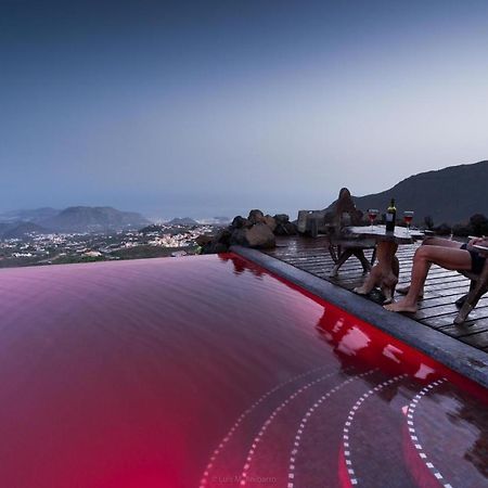 Historic Canarian House, Private Heated Infinity Pool, Bbq, Wifi + Panoramic Ocean Views Arona  Ngoại thất bức ảnh