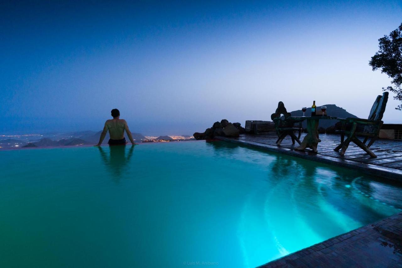 Historic Canarian House, Private Heated Infinity Pool, Bbq, Wifi + Panoramic Ocean Views Arona  Ngoại thất bức ảnh